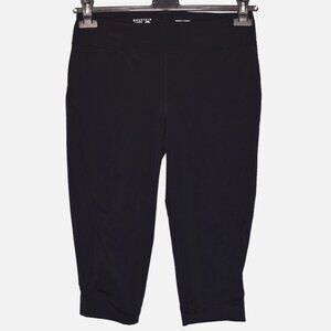 MOUNTAIN HARDWEAR Black Nylon Blend Elastic Waist Capri Pants Size M